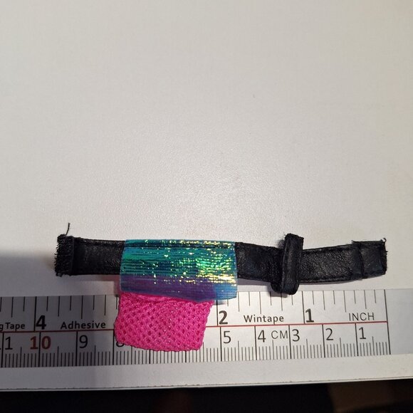 1996 Fanny Pack Pouch Ocean Friends Barbie Vintage 90s Neon Pink Blue - Picture 6 of 6